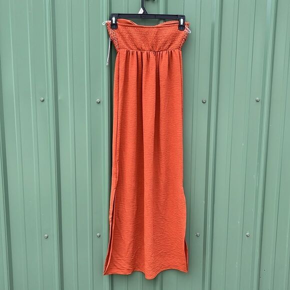 Halter Maxi Lightweight Super Comfy Dress with Sun Hat Size XXS - Picture 3 of 9